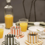 Hermes- Tazas con plato