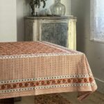 India- Mantel flores marrón