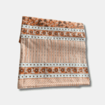 India- Brown flowers tablecloth - Image 2