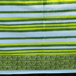 India- Mantel rayas verdes lima - Imagen 3