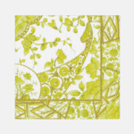 Lunch- Gilded Porcelain Chartreuse