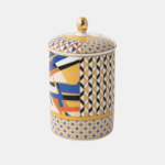 Abstract Porta vela porcelana con vela - Imagen 3