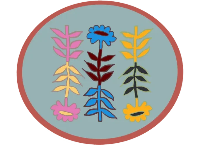 Cotash individuales ovalados flores - Imagen 5