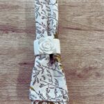 Servilleteros porcelana flores - Imagen 3