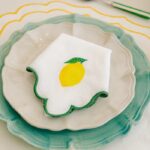 Servilleta ondulada Limón