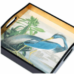 Bandeja lacada garza