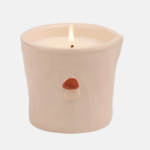 Bistró vela cerámica seta