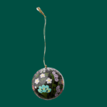 Bola navidad papel maché  7 cm - Image 4