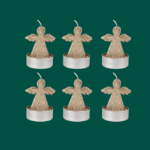 Set 6 velas ángeles