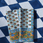 Servilletas flores azules (set 6)