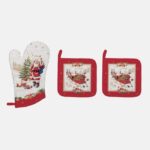 Papa Noel -  Set manoplas horno