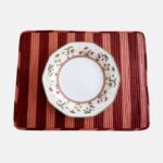 Individual reversible rayas y flores - Imagen 3