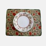 Individual reversible rayas y flores - Imagen 5