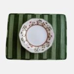 Individual reversible rayas y flores - Imagen 6