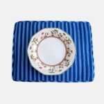 Individual reversible rayas y flores