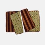 Individual reversible rayas y flores - Imagen 4