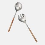 Ratán-  Set de servir ensalada